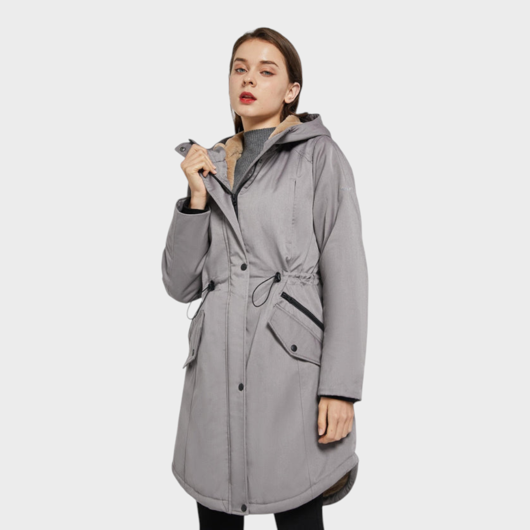 Eilish | Parka s fleecem a kapucí a kapsami