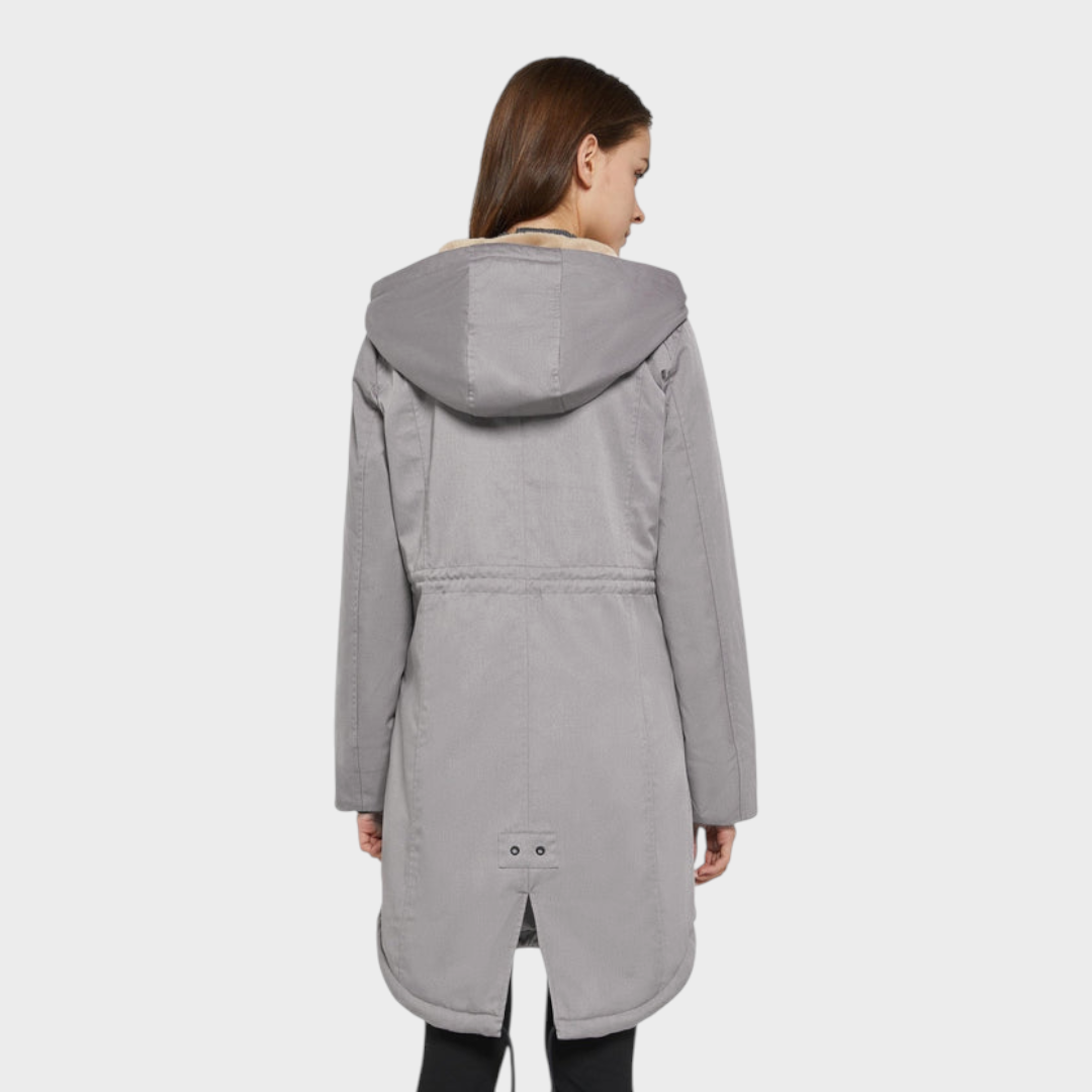 Eilish | Parka s fleecem a kapucí a kapsami