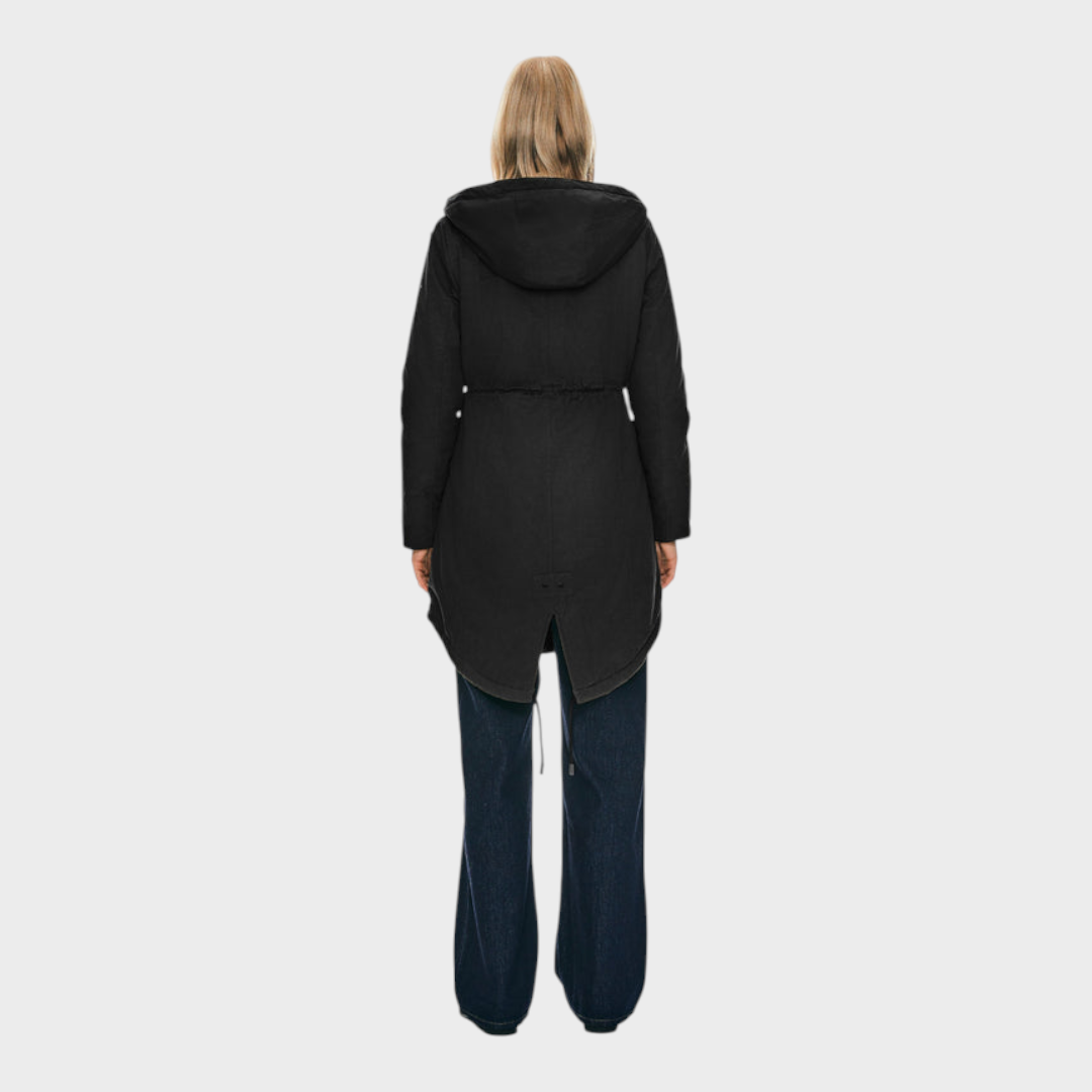 Eilish | Parka s fleecem a kapucí a kapsami