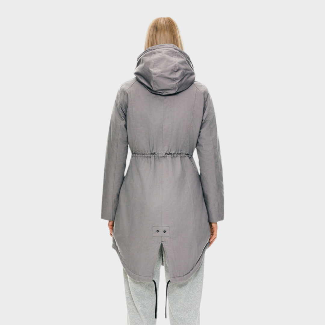 Eilish | Parka s fleecem a kapucí a kapsami