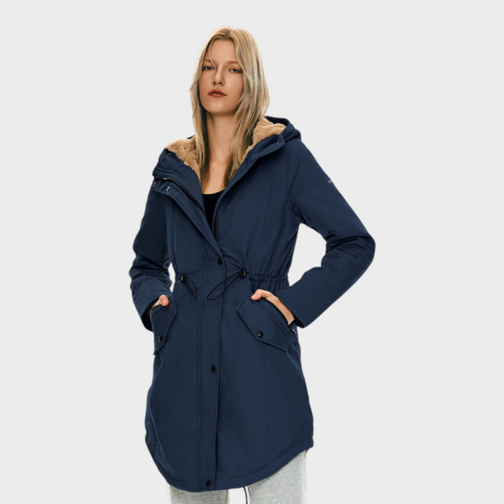 Eilish | Parka s fleecem a kapucí a kapsami