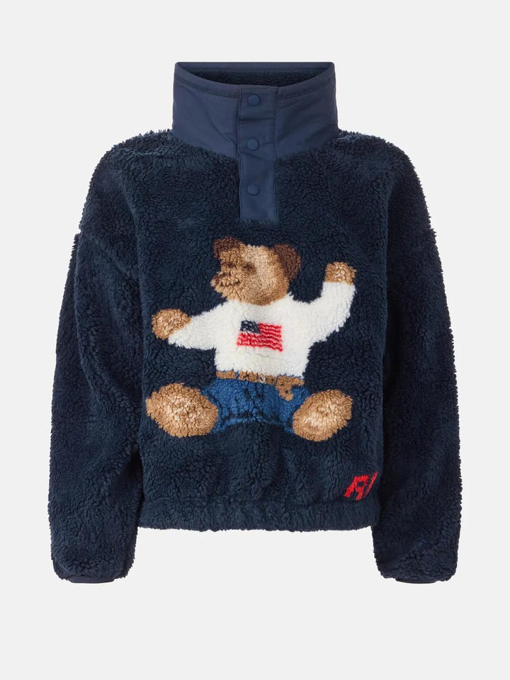 Riu - Fleece / Medvědí fleece (Fleece bunda s medvídkem)