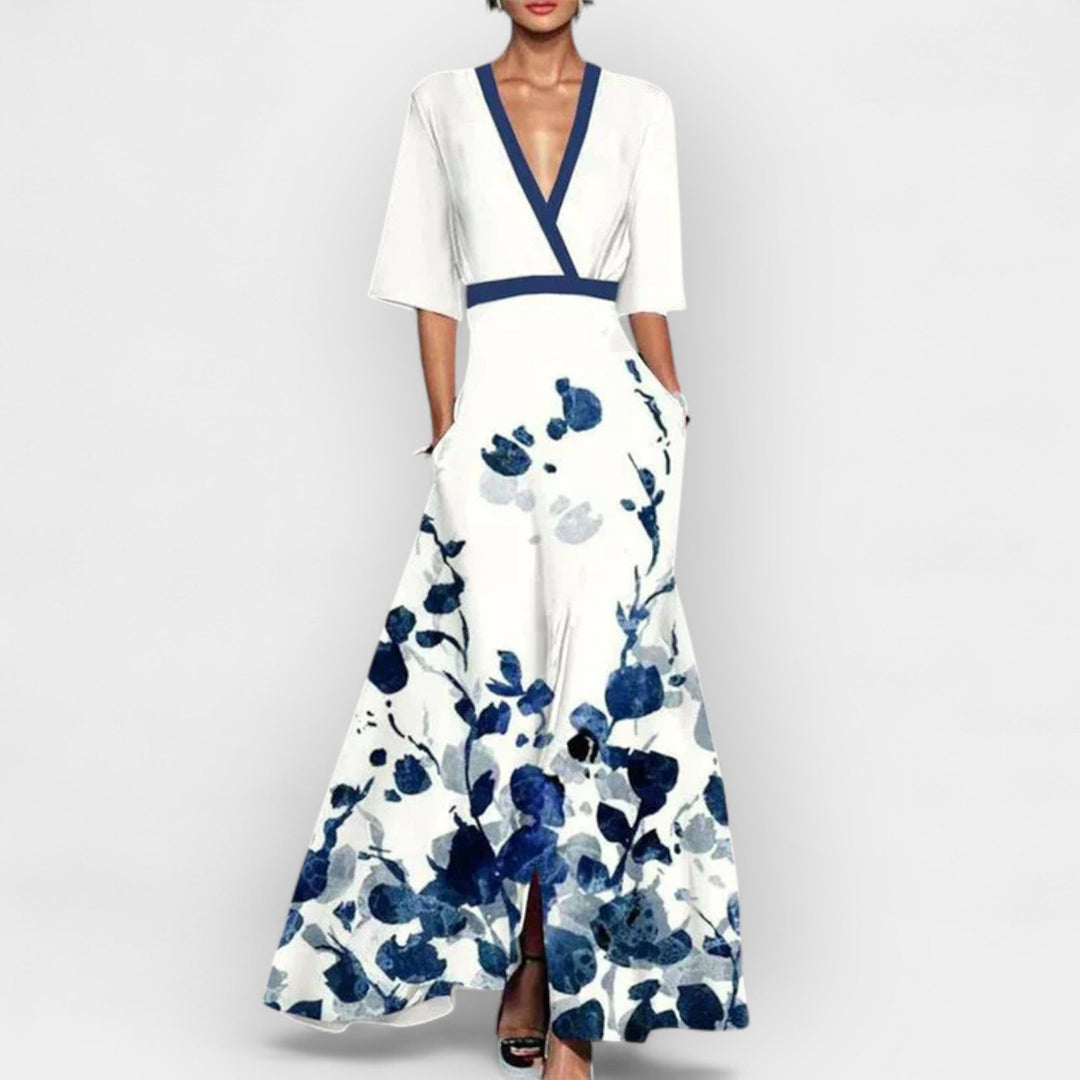 Květinové Maxi Šaty