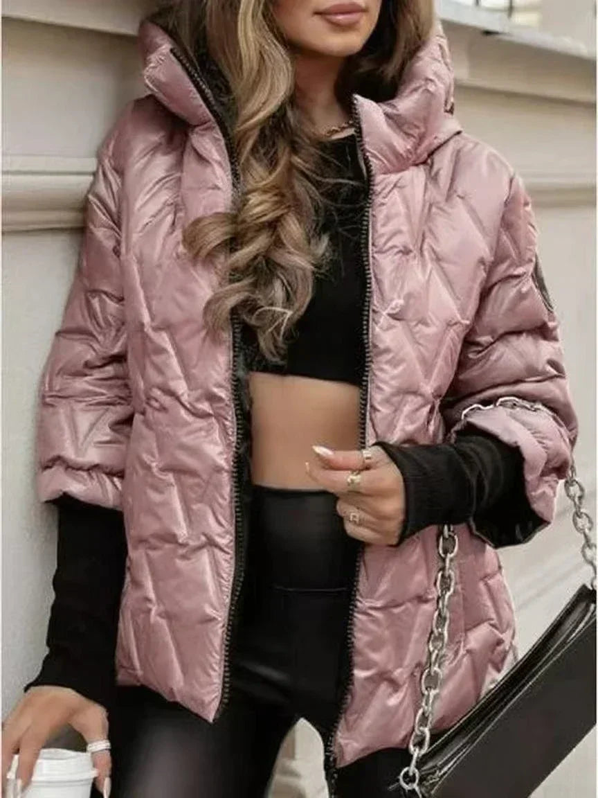 Lunara™ | Čtvercová Zimní Bunda | Teplá, Lehká a Stylová