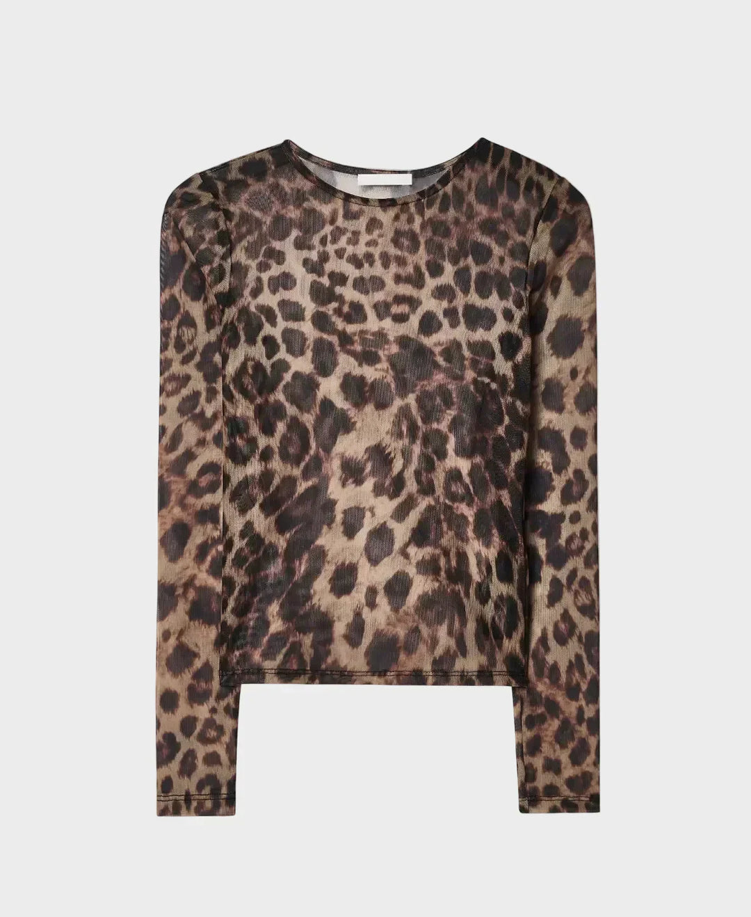 Sharpey | Průhledný top s leopardím vzorem