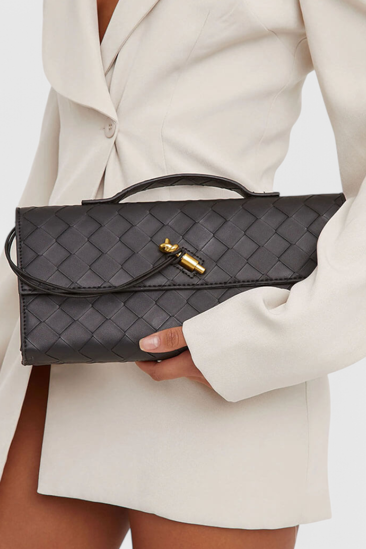 Melanie Clutch kabelka se zlatými uzly