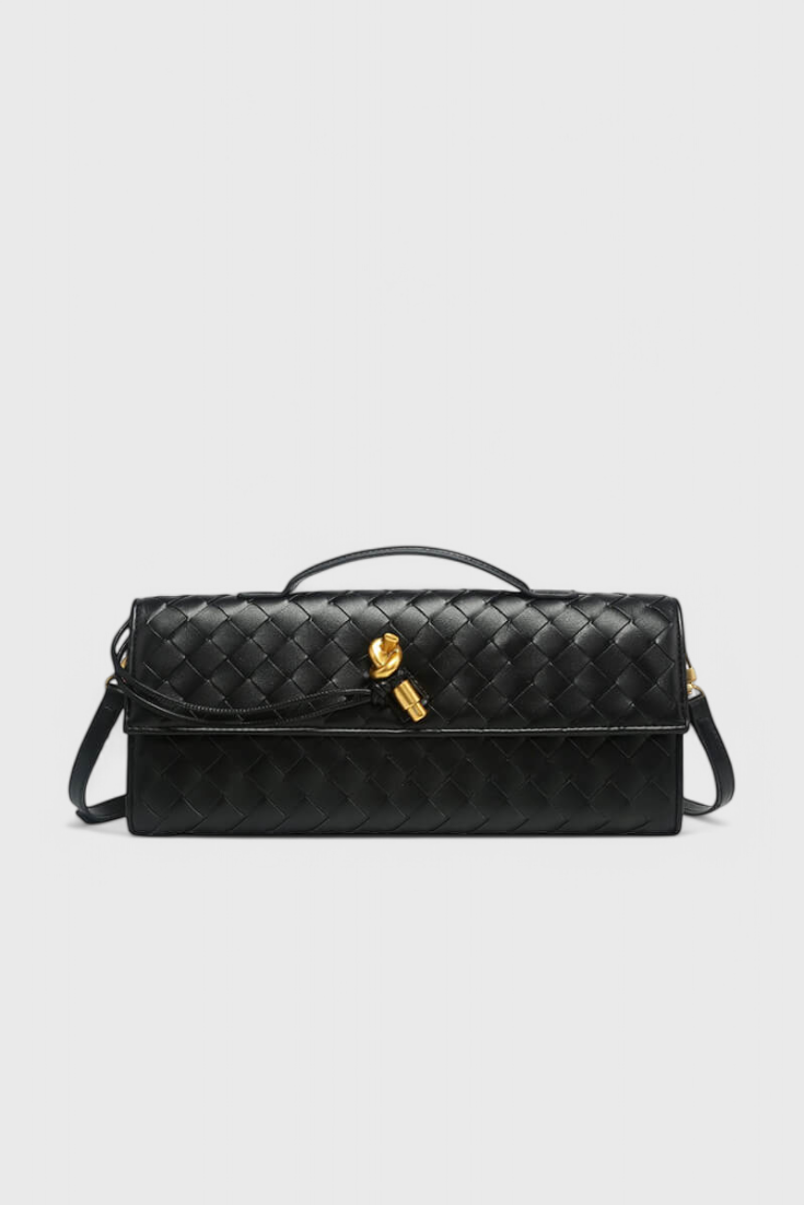 Melanie Clutch kabelka se zlatými uzly
