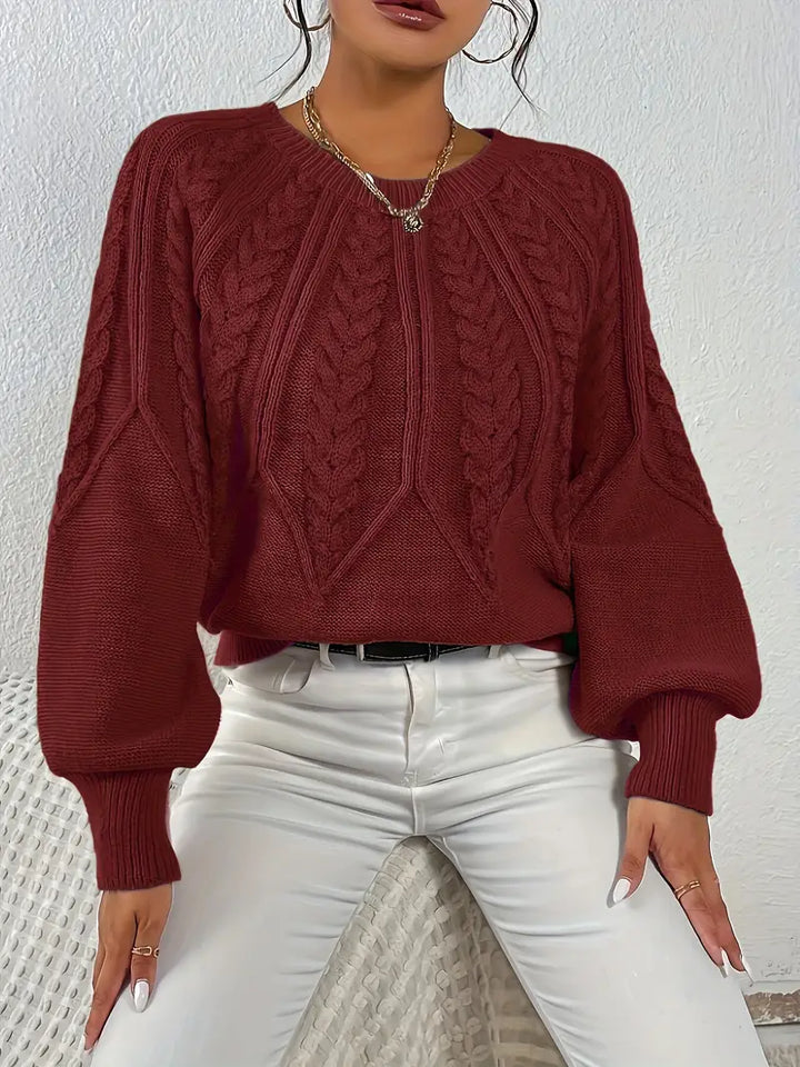 Özden - Elegantní Svetr s Dlouhým Rukávem