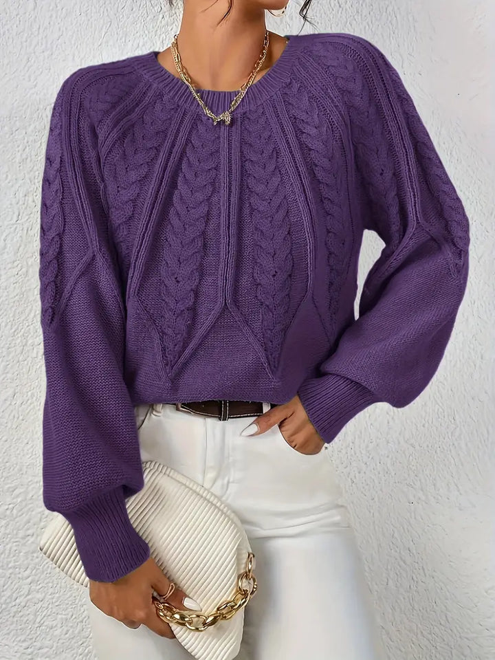 Özden - Elegantní Svetr s Dlouhým Rukávem
