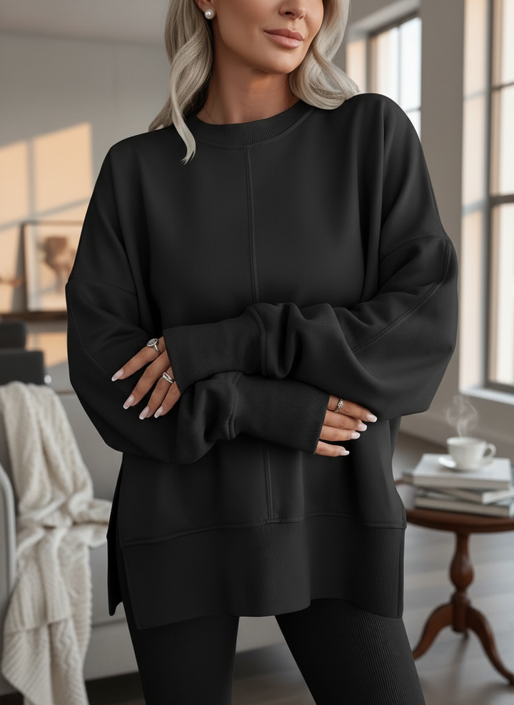 GWEN - comfortable wide sweater with long sleeves