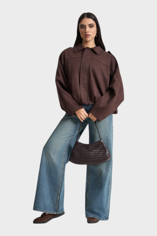 Vita | Suedová bomber bunda
