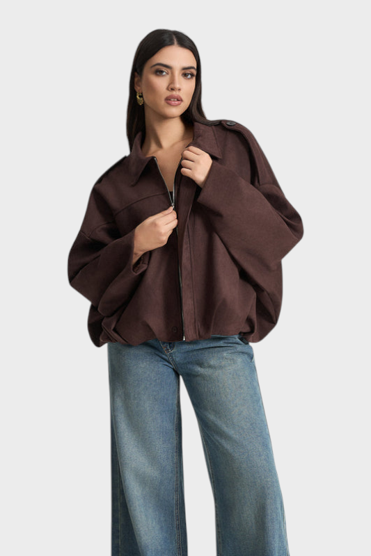 Vita | Suedová bomber bunda