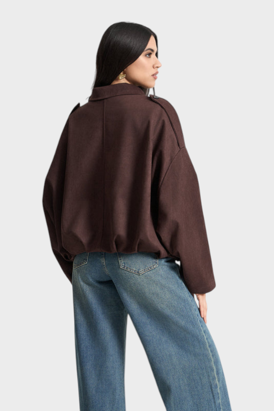 Vita | Suedová bomber bunda