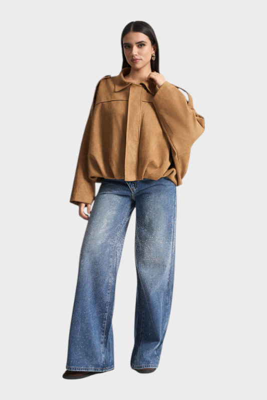 Vita | Suedová bomber bunda
