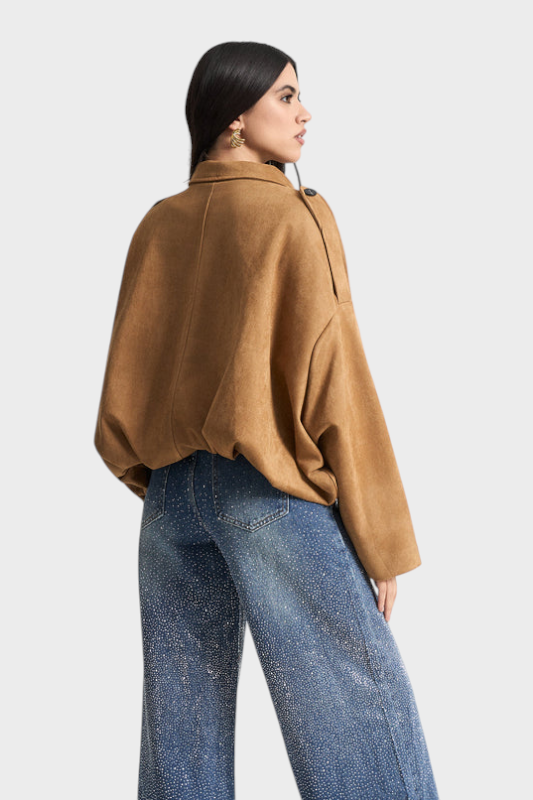 Vita | Suedová bomber bunda
